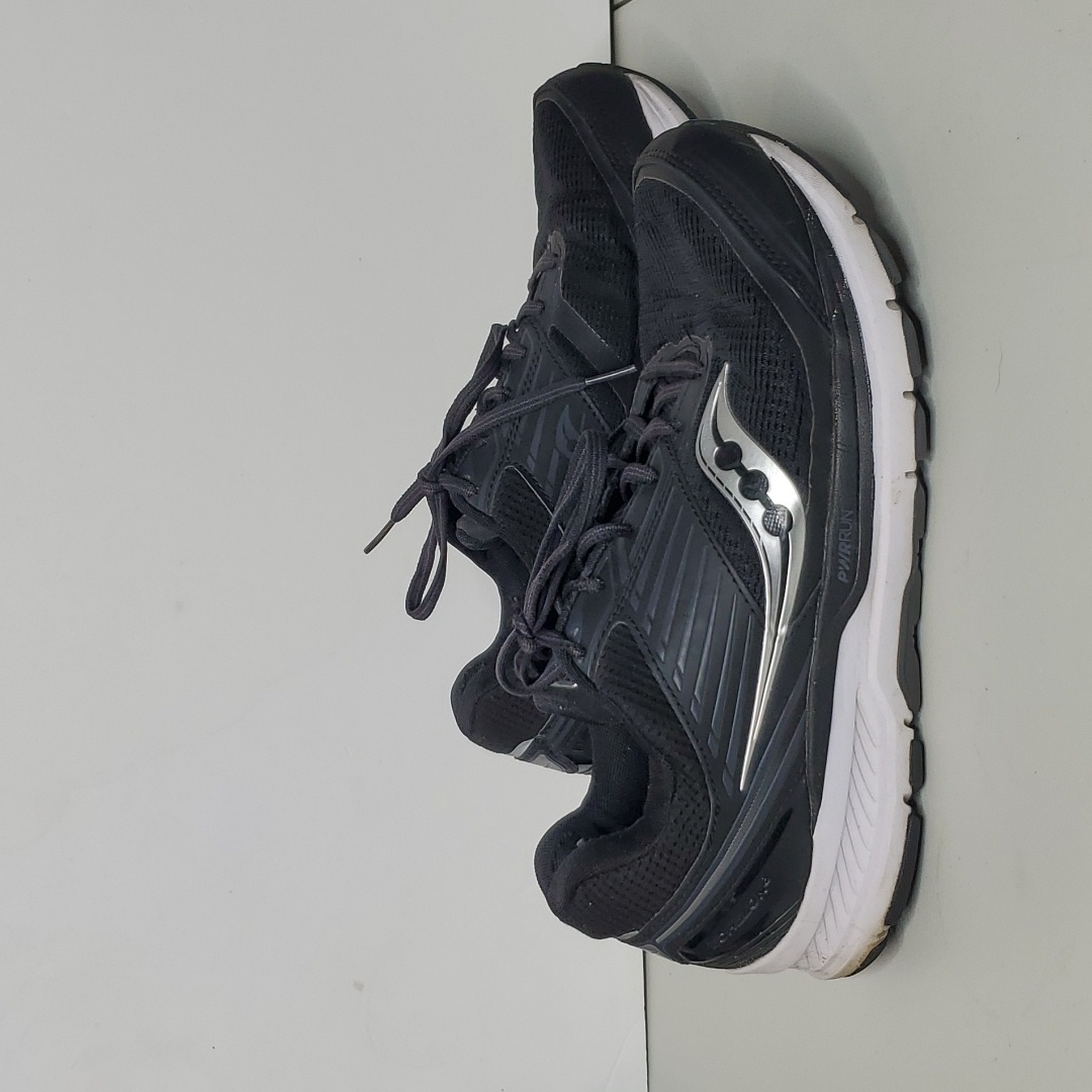 Saucony Men's Echelon 8 Running Shoes Black/White Size Xwide